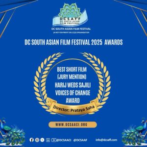 Voice of change award at DC South Asian film festival for Harij Weds Sajili Film